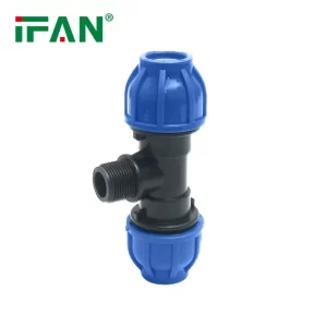 hdpe fitting male tee