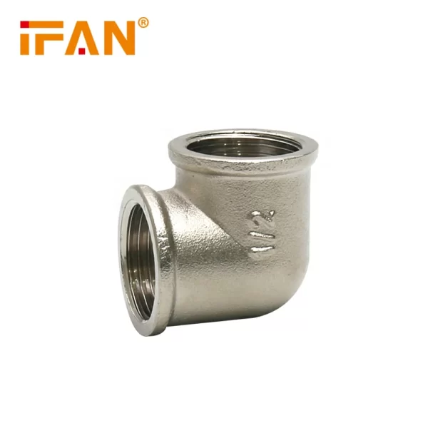 Brass Fitting Elbow: Curving Perfection for Plumbing Flexibility - Image 5