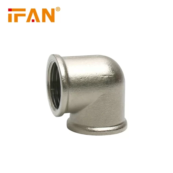 Brass Fitting Elbow: Curving Perfection for Plumbing Flexibility - Image 4