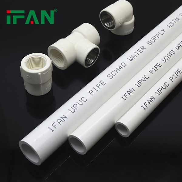 IFAN High Quality Plastic Tubes PVC Material 1/2"-2" ASTM D2241 Plumbing Pipe For Water Supply - Image 4