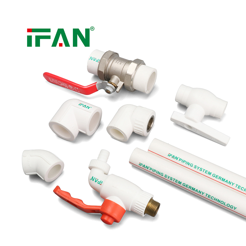 IFAN White PPR Plumbing Fittings Stainless Steel
