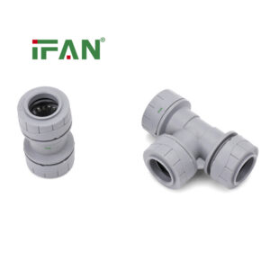 IFAN Grey Color PPR Push Fittings