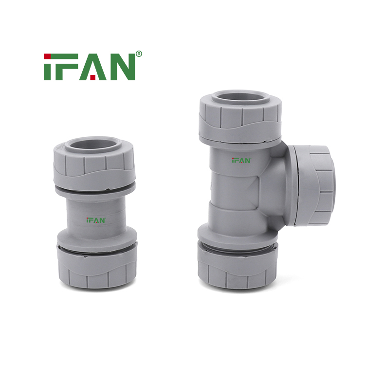 IFAN Grey Color PPR Push Fittings - Image 3