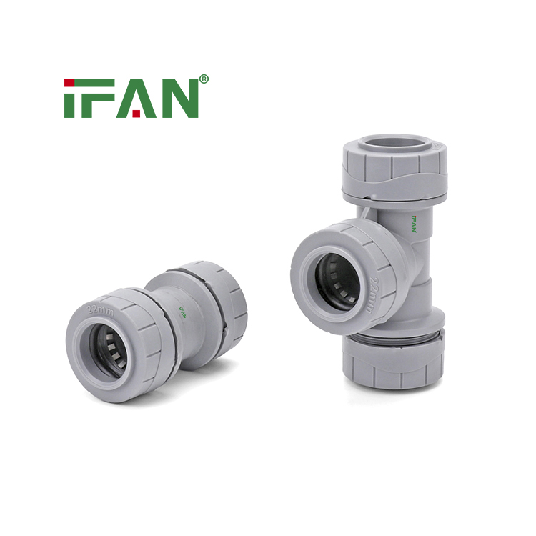 IFAN Grey Color PPR Push Fittings - Image 4